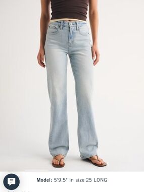 Abercrombie & Fitch Light Blue Flare Jeans